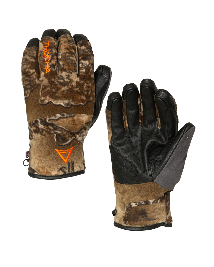 Fleece hunting gloves online